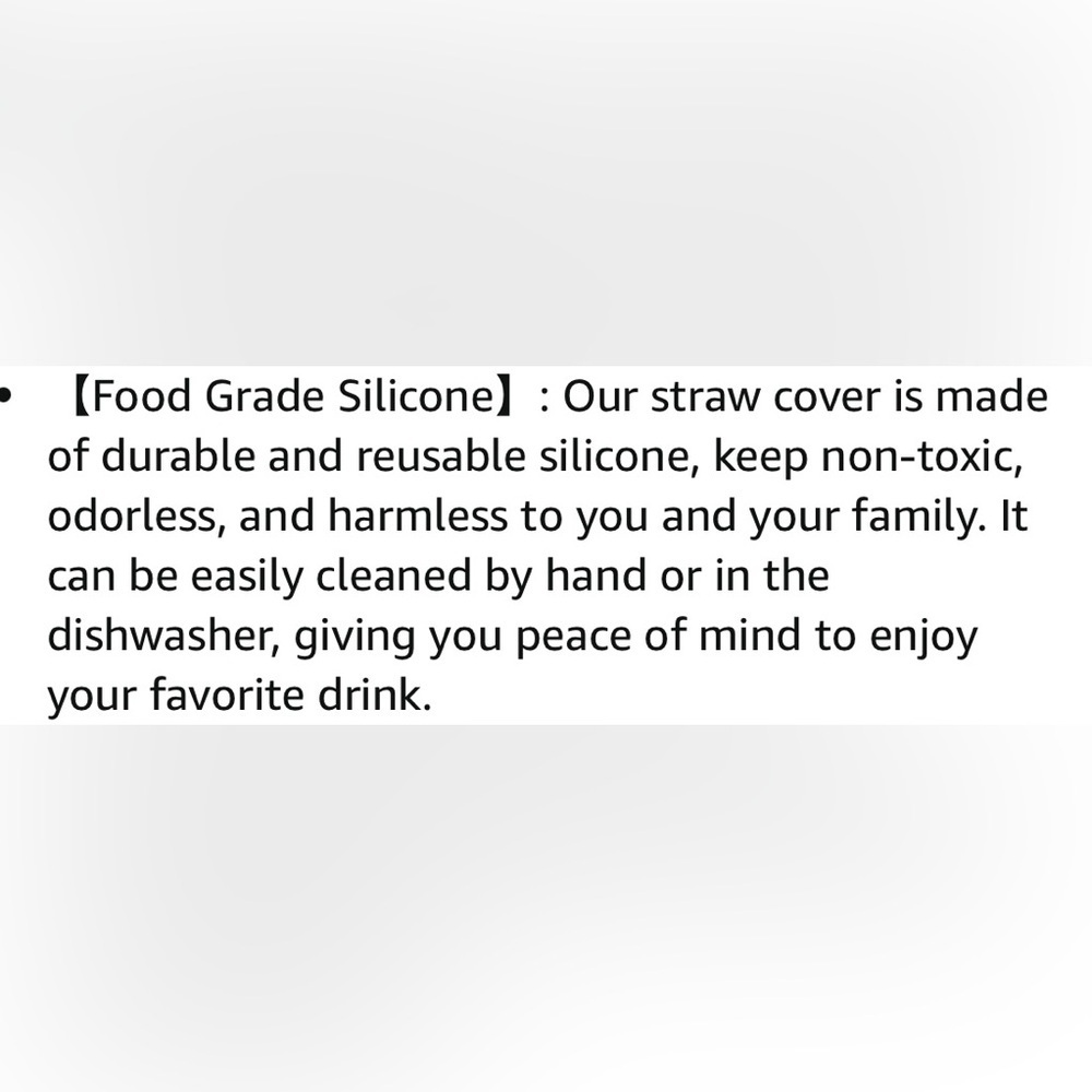 8PC Stanley Cup accessories Reusable Straw Cover- Top, Food Grade Silicone🌸 - Picture 6 of 8